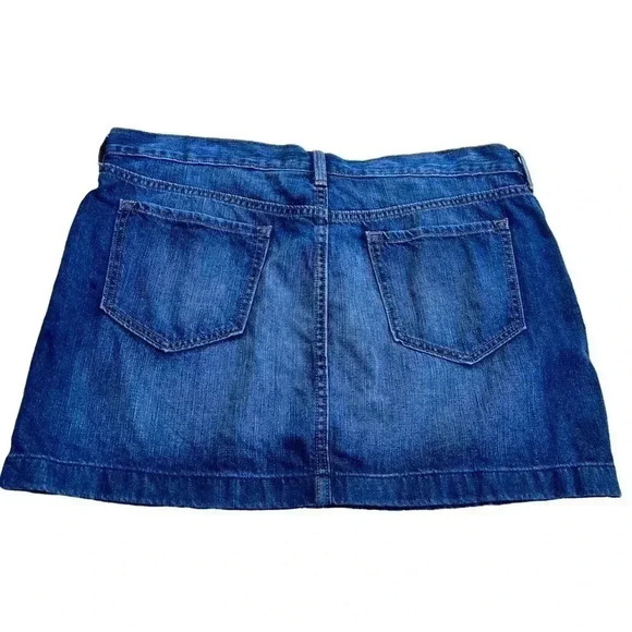 OLD NAVY DARK DENIM MINI SKIRT•SIZE 14•GREAT CONDITION• - Picture 3 of 6